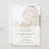 命日お祝い 招待状 (正面)