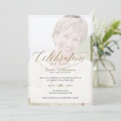 命日お祝い 招待状 (スタンド正面)