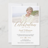 命日お祝い 招待状 (正面)