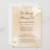 命日お祝い | Lily 招待状 (正面)