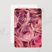 命日に夫を思い出すフローラ (正面/裏面)