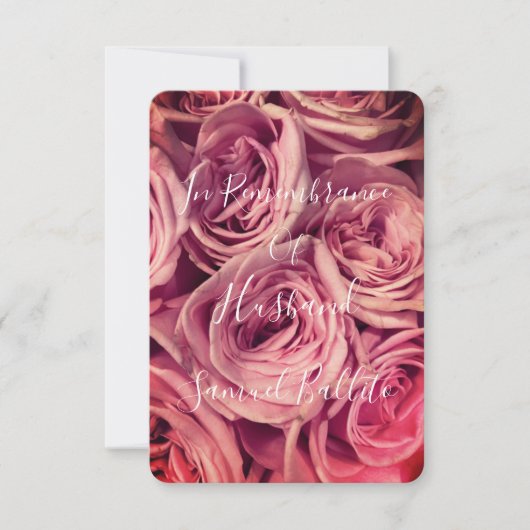 命日に夫を思い出すフローラ (正面)