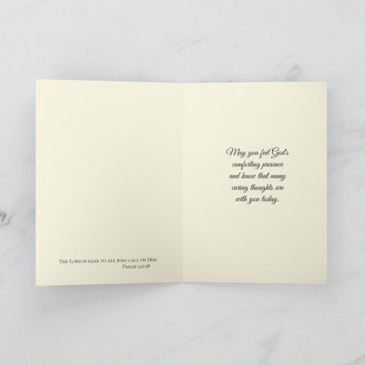 命日の愛する一聖地ハートイエス カード (内部)