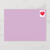 命日の特別な機会に愛する ポストカード (裏面)