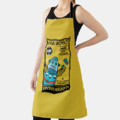 命日の男女ロボット贈り物 エプロン (インサイチュ)