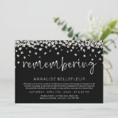命日を思い出す花を漂流 招待状 (スタンド正面)