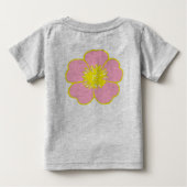 命日カスタムのパーソナライズ運命の運命 ベビーTシャツ (裏面)