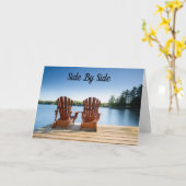 **命日**一緒に愛で一緒に! カード (黄色い花)