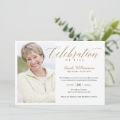 命日・生誕祭　ライフフォトメモリー 招待状 (スタンド正面)