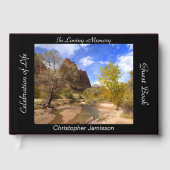 命日 Zion National Park Peaceful ゲストブック (正面)
