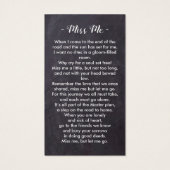 命素朴命記念祈りの言葉カードお祝い (裏面)