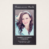 命素朴命記念祈りの言葉カードお祝い (正面)