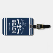 命航海のはビーチ名より ラゲッジタグ (正面横)