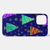和のスタイルの描クリスマスの森 Case-Mate iPhoneケース (裏面 (横))