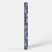 和の花草模様 iPhoneケース (右側面)