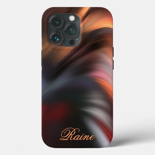 和らいだ秋の個人名 Case-Mate iPhoneケース (裏面)
