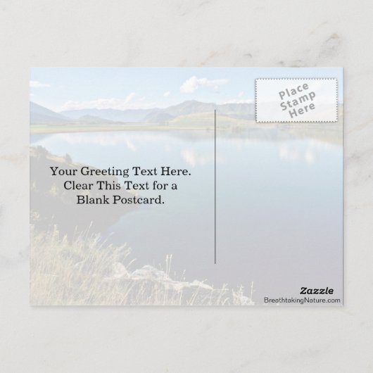 和中湖 ポストカード (裏面)