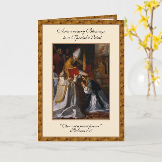 和尚教祭日 カード (黄色い花)