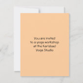 和尚禅引用文招待 招待状 (裏面)