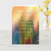 和尚禅引用文 カード (黄色い花)