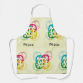 和平サイン エプロン (正面)
