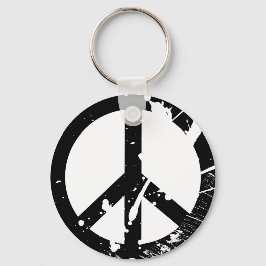 和平サイン キーホルダー (正面)
