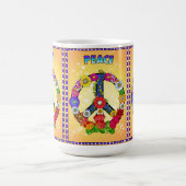 和平サイン コーヒーマグカップ (中央)