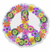 和平サイン シール (正面)