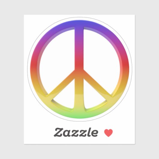 和平サイン シール (シート)