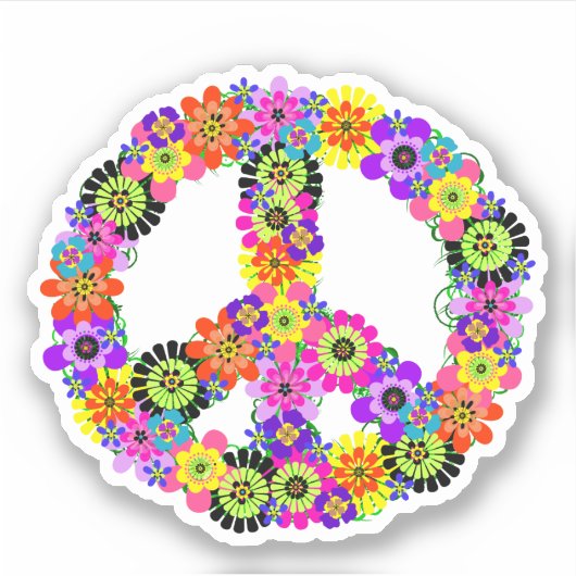 和平サイン シール (正面)