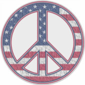 和平サイン シール (正面)