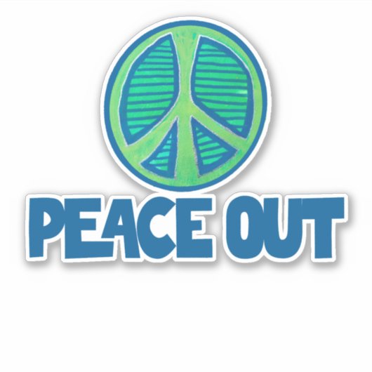 和平サイン シール (正面)