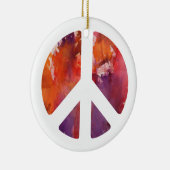 和平サイン セラミックオーナメント (右)