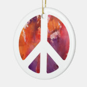和平サイン セラミックオーナメント (左)