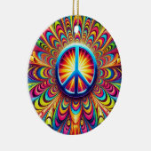 和平サイン セラミックオーナメント (右)