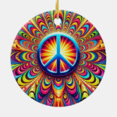 和平サイン セラミックオーナメント (裏面)