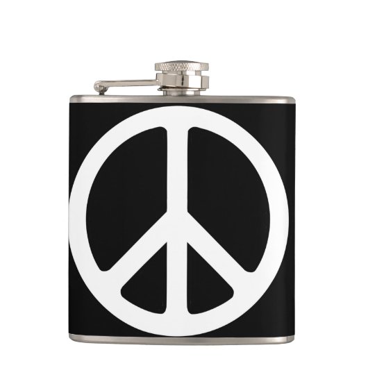 和平サイン フラスク (正面)