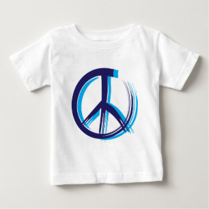 和平サイン ベビーTシャツ