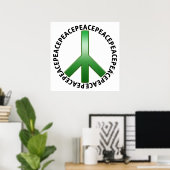 和平サイン ポスター (ホームオフィス)