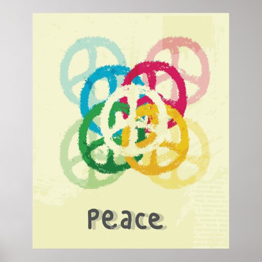 和平サイン ポスター (正面)