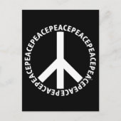 和平サイン ポストカード (正面)