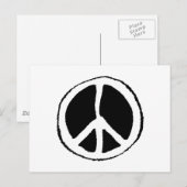 和平サイン ポストカード (正面/裏面)