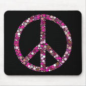 和平サイン マウスパッド (正面)