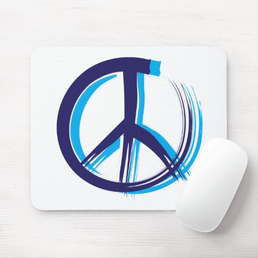 和平サイン マウスパッド (マウス)