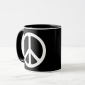 和平サイン マグカップ (正面左)