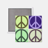 和平サイン マグネット (正面/裏面)