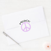 和平サイン ラウンドシール (封筒)