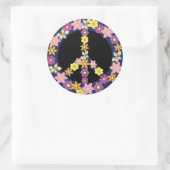 和平サイン ラウンドシール (バッグ)