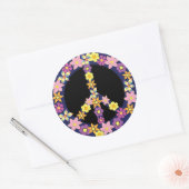 和平サイン ラウンドシール (封筒)