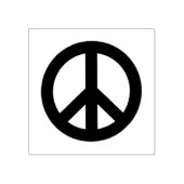 和平サイン ラバースタンプ (インプリント)